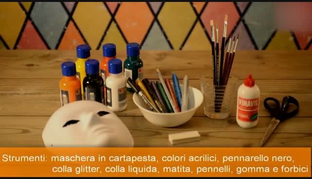 Crea la tua maschera di Carnevale