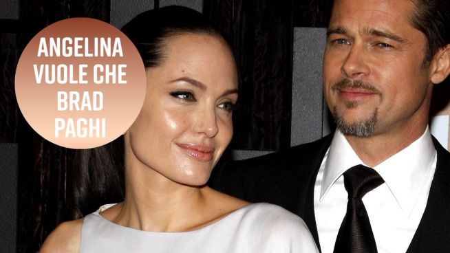 Angelina Jolie e Brad Pitt: è guerra per gli alimenti dei figli