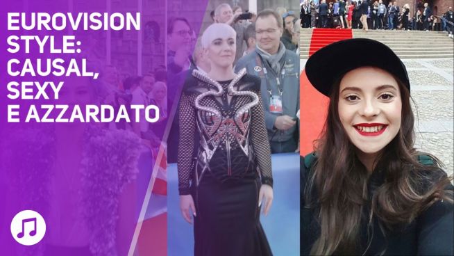 La stravaganza sfila sul red carpet dell'Eurovision