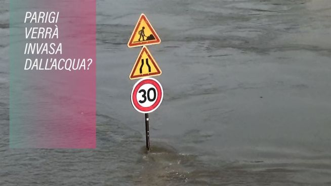 Piove su Parigi , si teme l'alluvione dei 100 anni