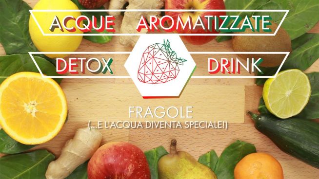 Detox! Acqua aromatizzata alla fragola