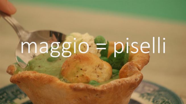 Piselli che passione! Zuppa in ciotola di pane