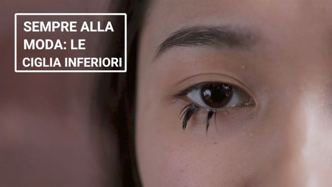 Sempre alla moda: ciglia inferiori extra-lunghe