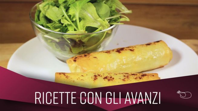 Cucina con gli avanzi: involtini di formaggio