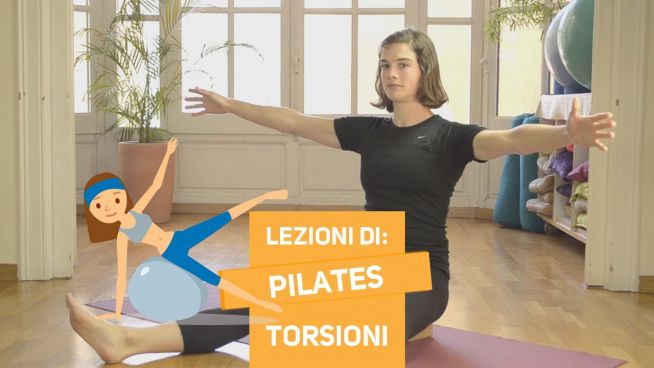 Lezioni di pilates: torsioni