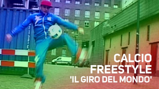 Calcio freestyle in 60 secondi: il Giro del Mondo