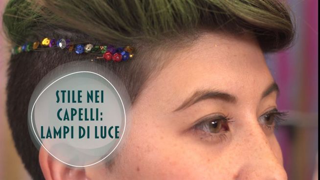 Stile nei capelli: lampi di luce